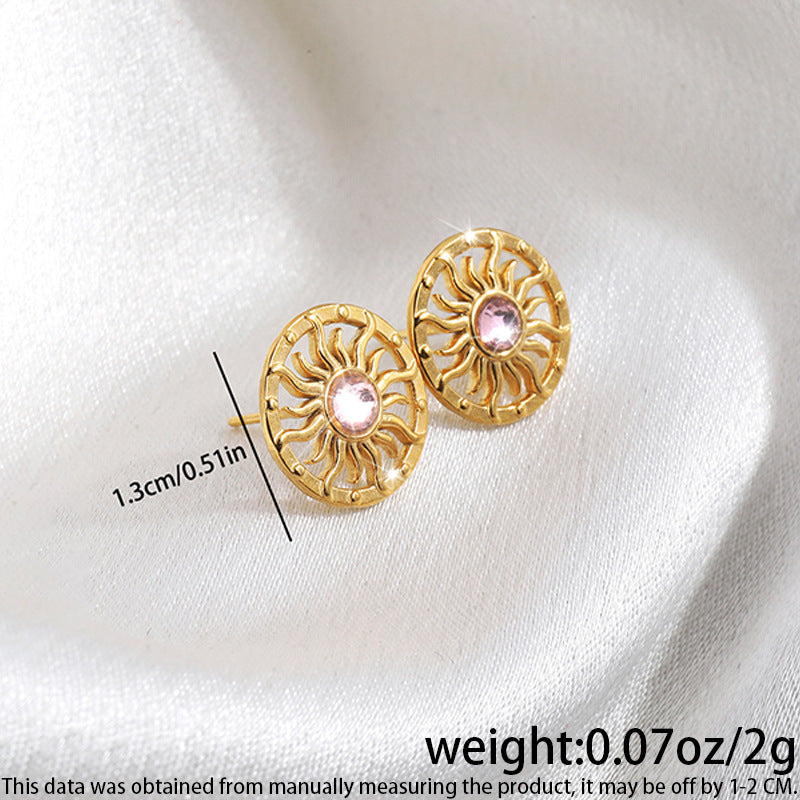 High-grade Fashionable Versatile Micro Diamond Butterfly Earrings