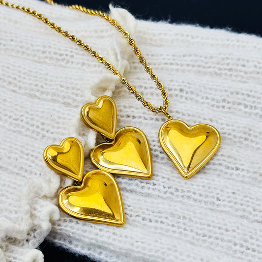Light Luxury Advanced Sensitive Surface Handmade Love Heart Rings