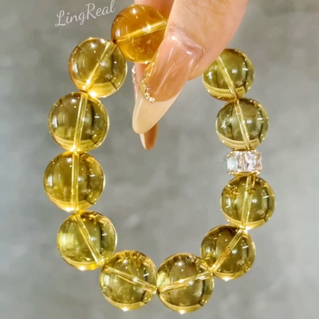 Women's High-grade White Artificial Citrine Fashionable Bracelets
