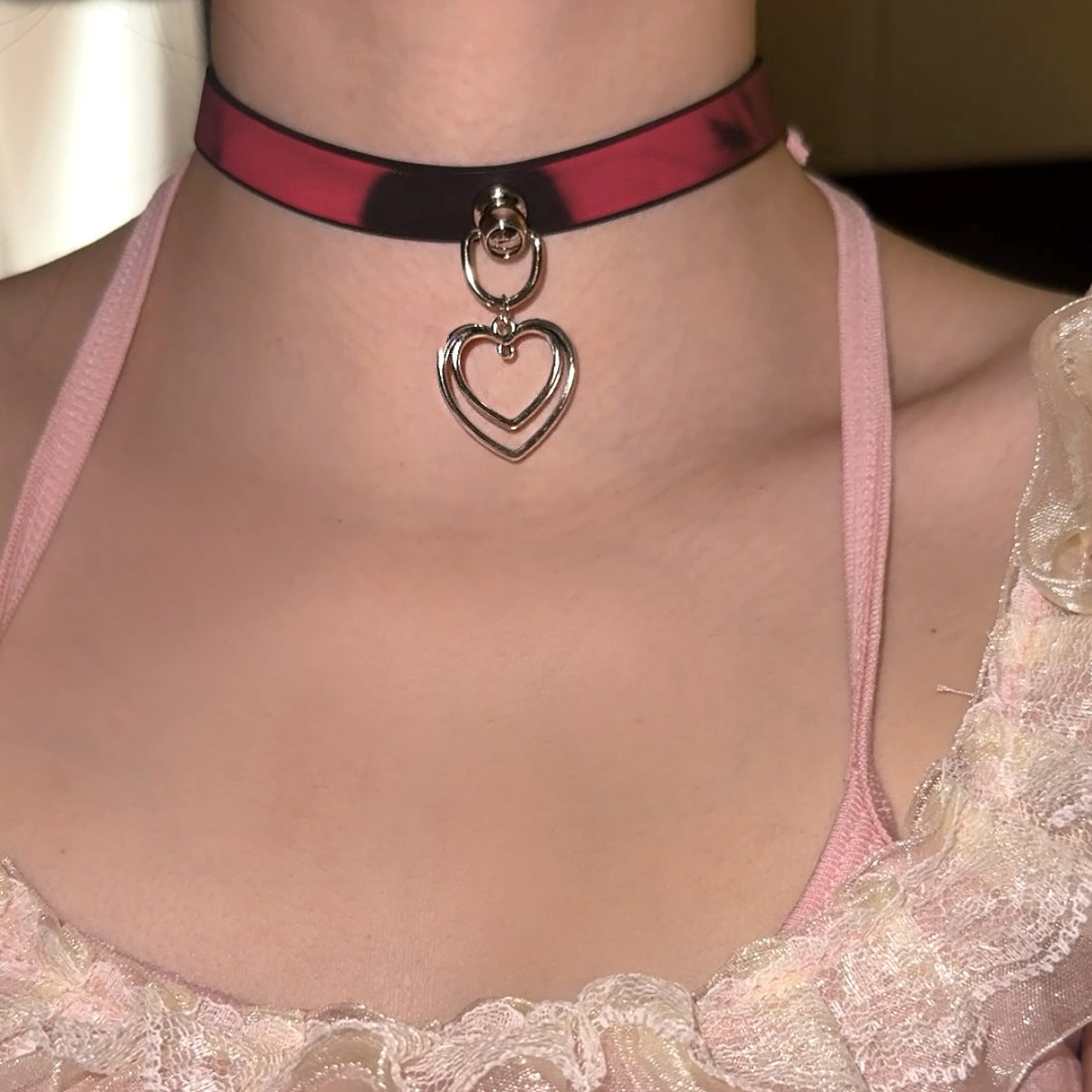 Women's Warm Color Changing Leather Hot Senior Clavicle Collar