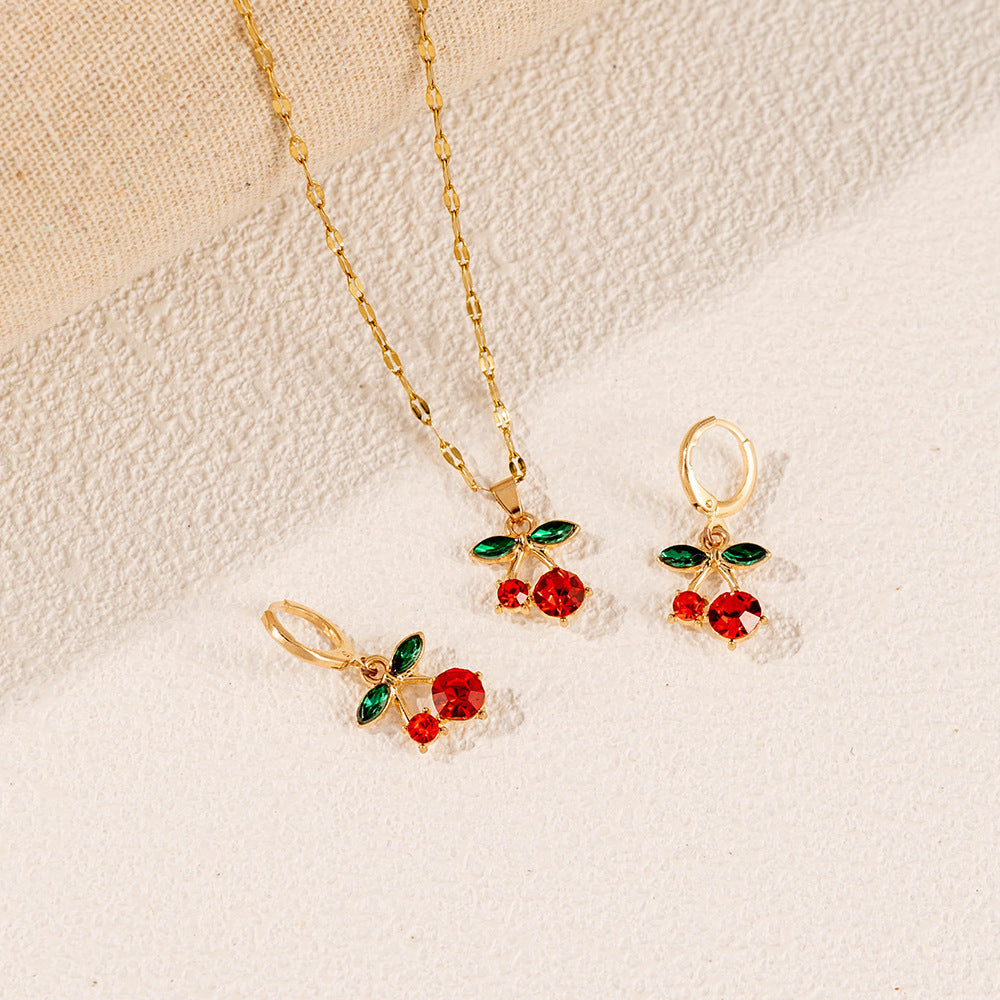 Fashionable Clavicle Chain Micro Inlaid Zircon Pendants