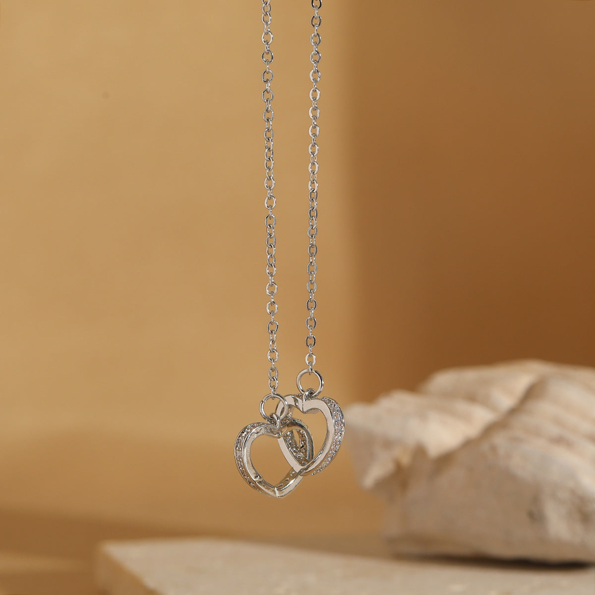 Women's Steel Jeweled Light Luxury Minority High-grade Pendants