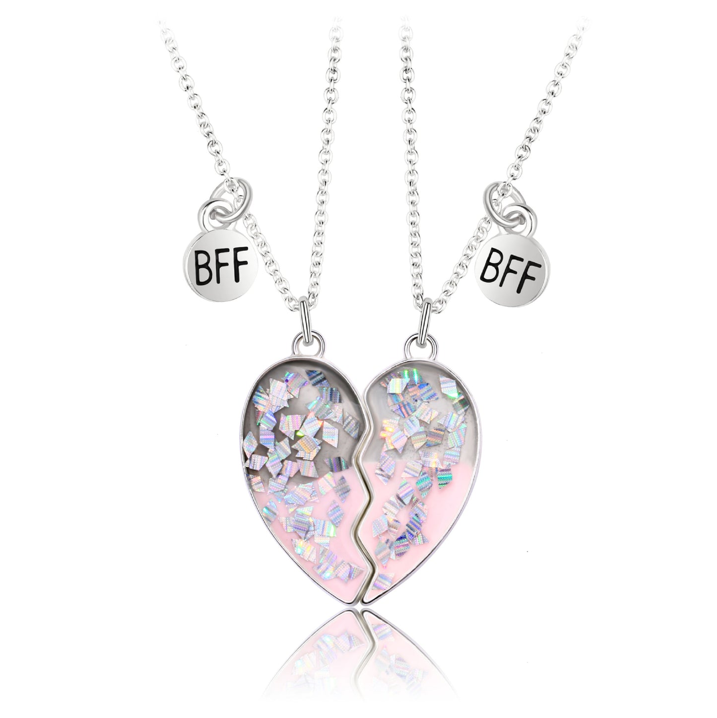 Children's Sequin Love Oil Dripping Good Friend Necklace