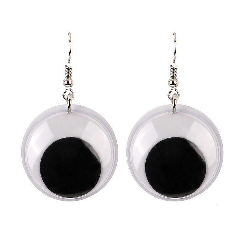 Retro Halloween Hip Hop Funny Party Earrings