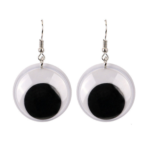 Retro Halloween Hip Hop Funny Party Earrings