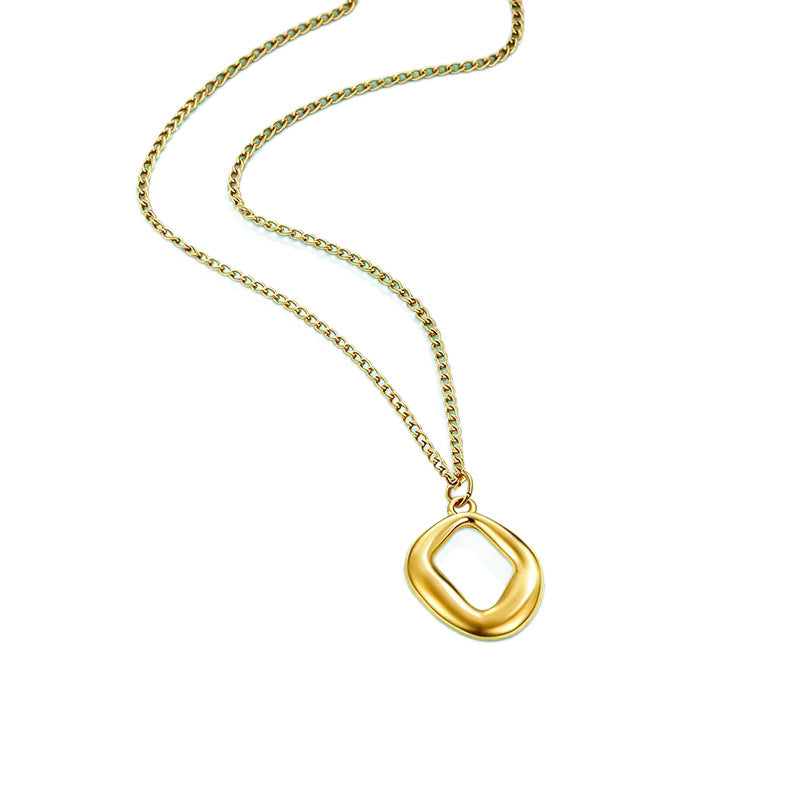 Women's Light Luxury High-grade Titanium Steel Simple Geometric Necklace