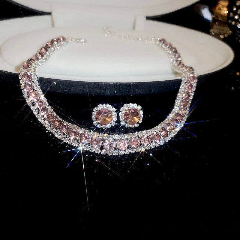 Women's Luxury Minority Clavicle Chain Palace Style Jewelry Set
