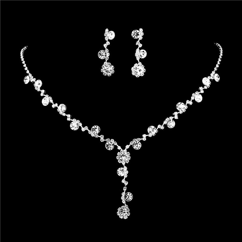 Classic Stylish Bridal Three-piece Fashion Tassel Necklaces