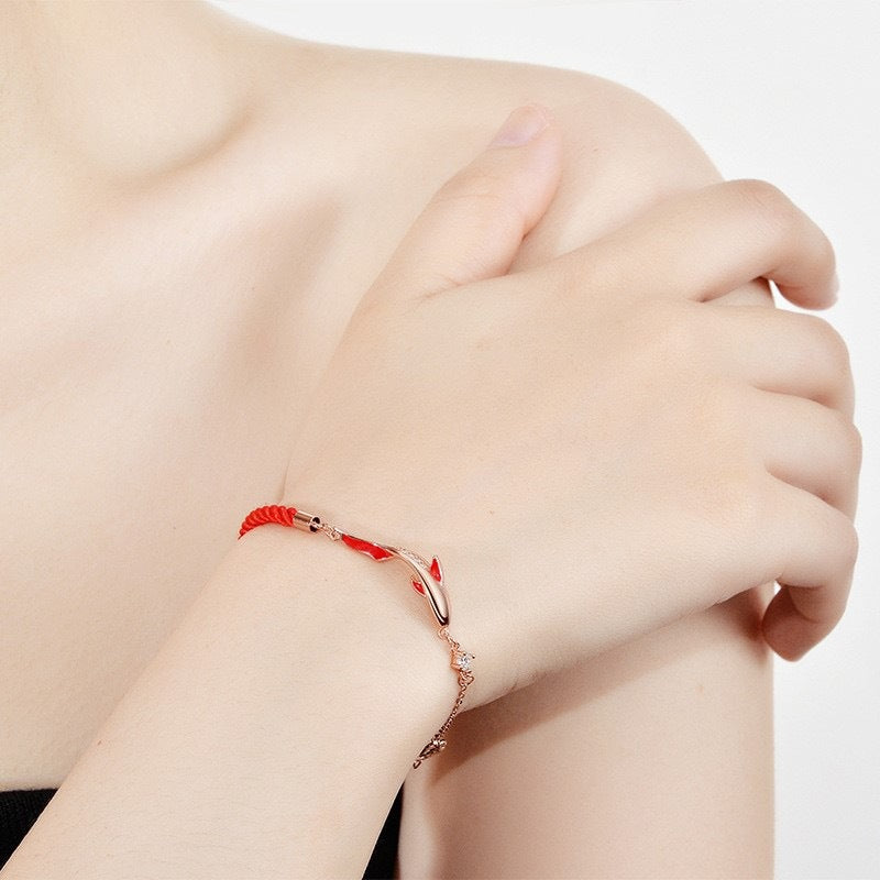 Koi Female Design Landed Red Rope Fashion Gift Girlfriend For Bracelet