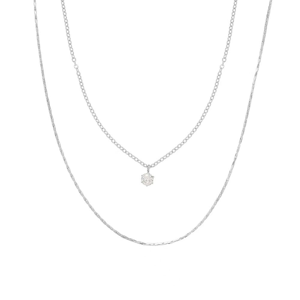 Women's Simple Temperament Cold Style Titanium Necklaces