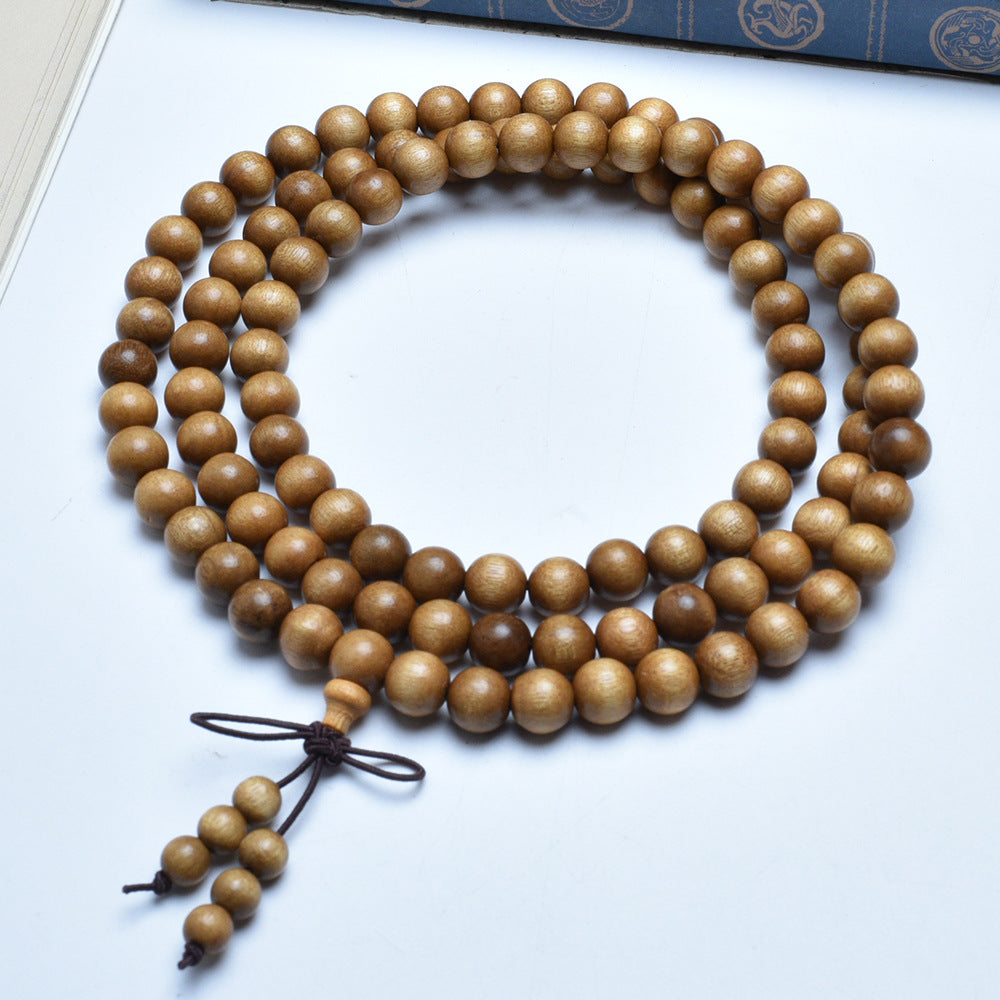 Women's & Men's Authentic Pterocarpus Wood Buddha Beads Batch Bracelet
