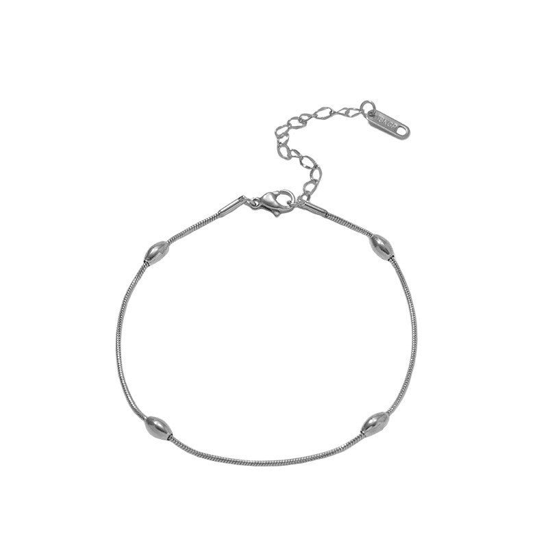 Women's Titanium Steel For Light Luxury Versatile Style Bracelets