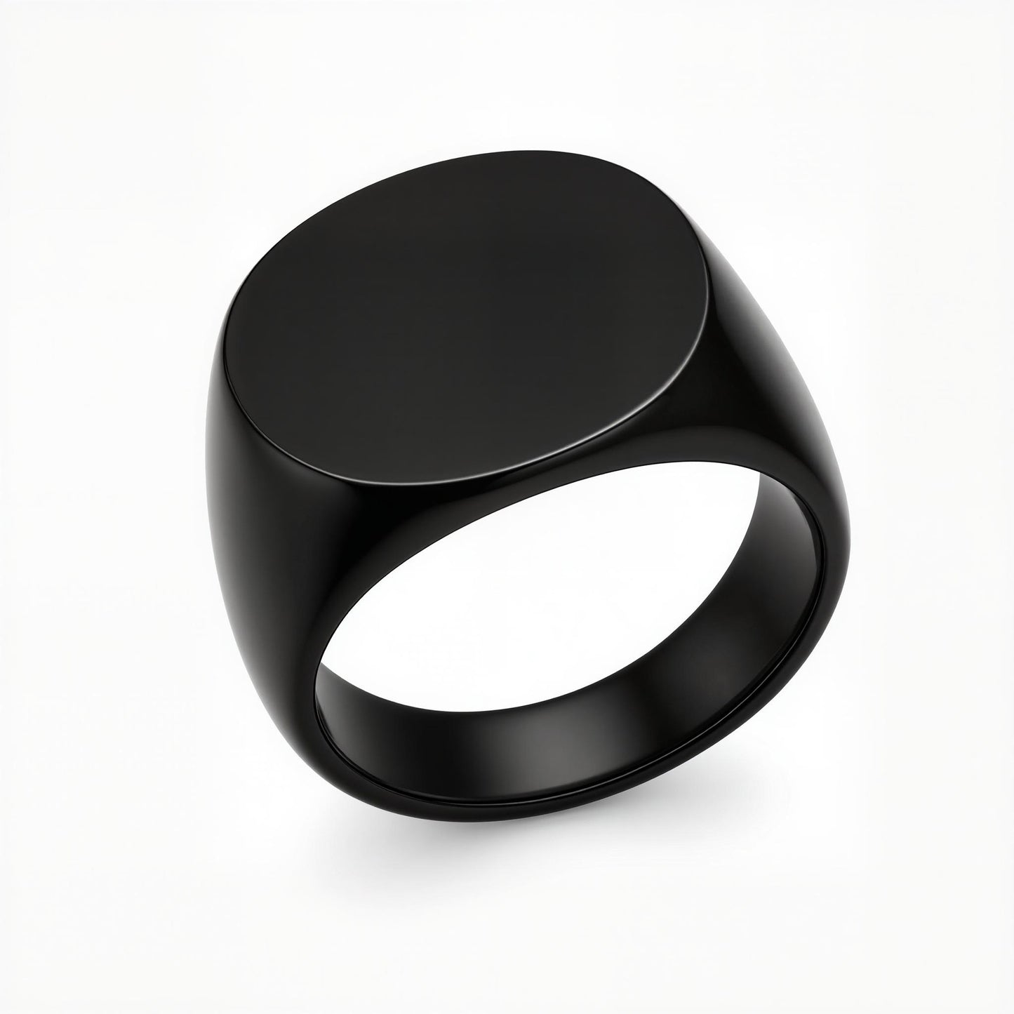 Steel Stainless Can Carve Writing Design Laser Rings