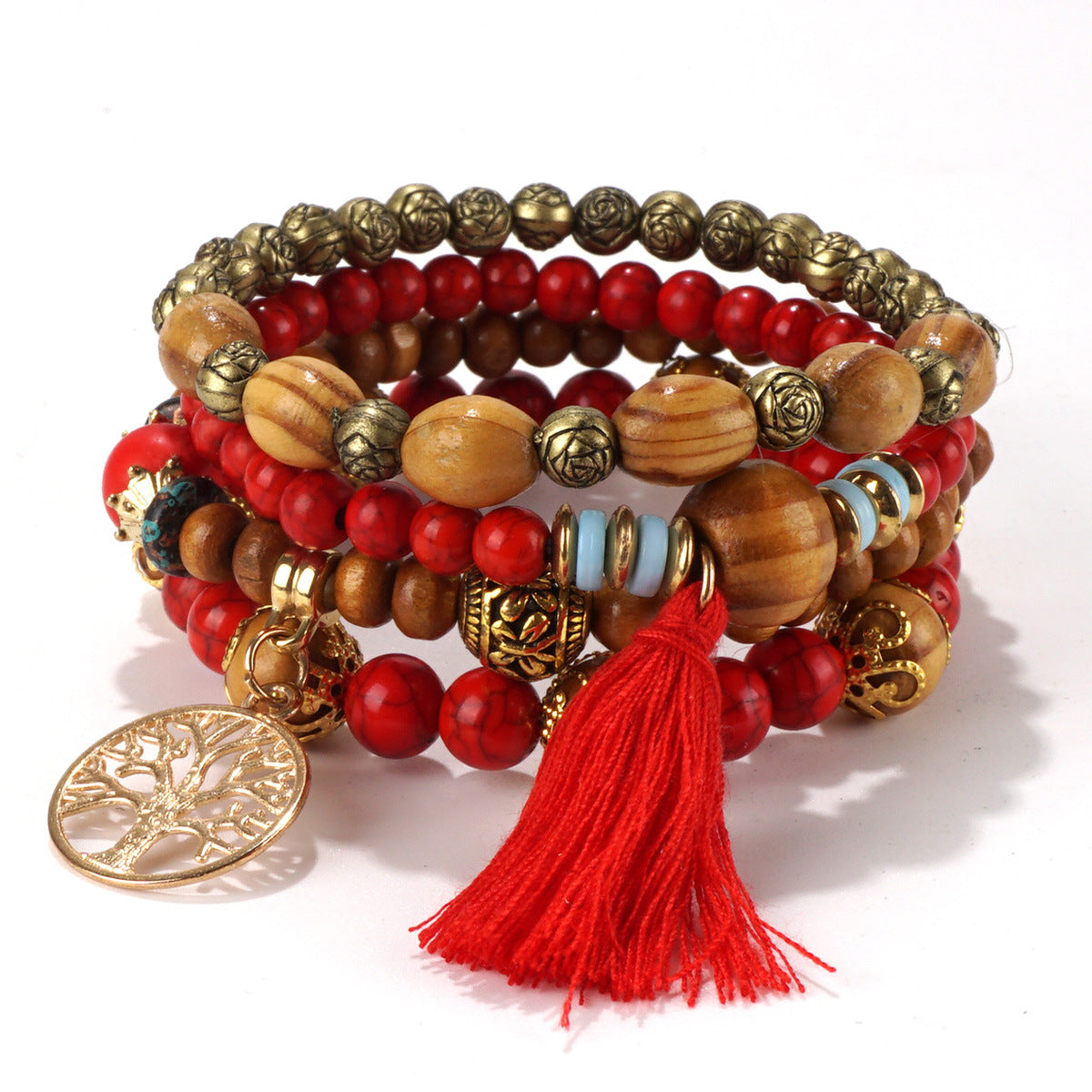 Bohemian Creative Tassel Beaded Fashion Jewellery Bracelet