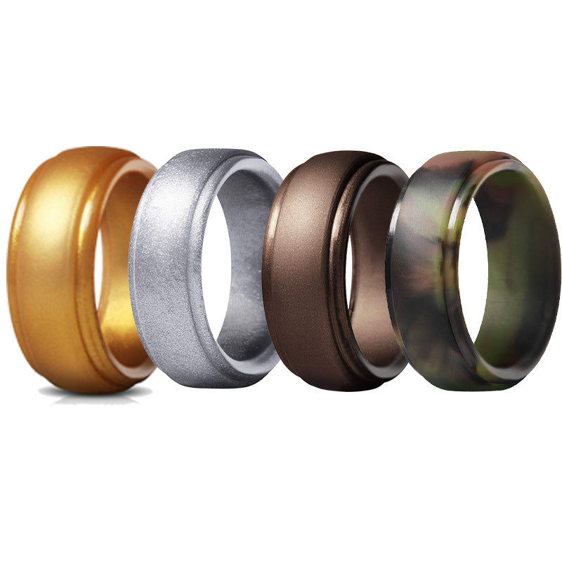 Men's Step Radian Style Color Suit Outdoor Rings