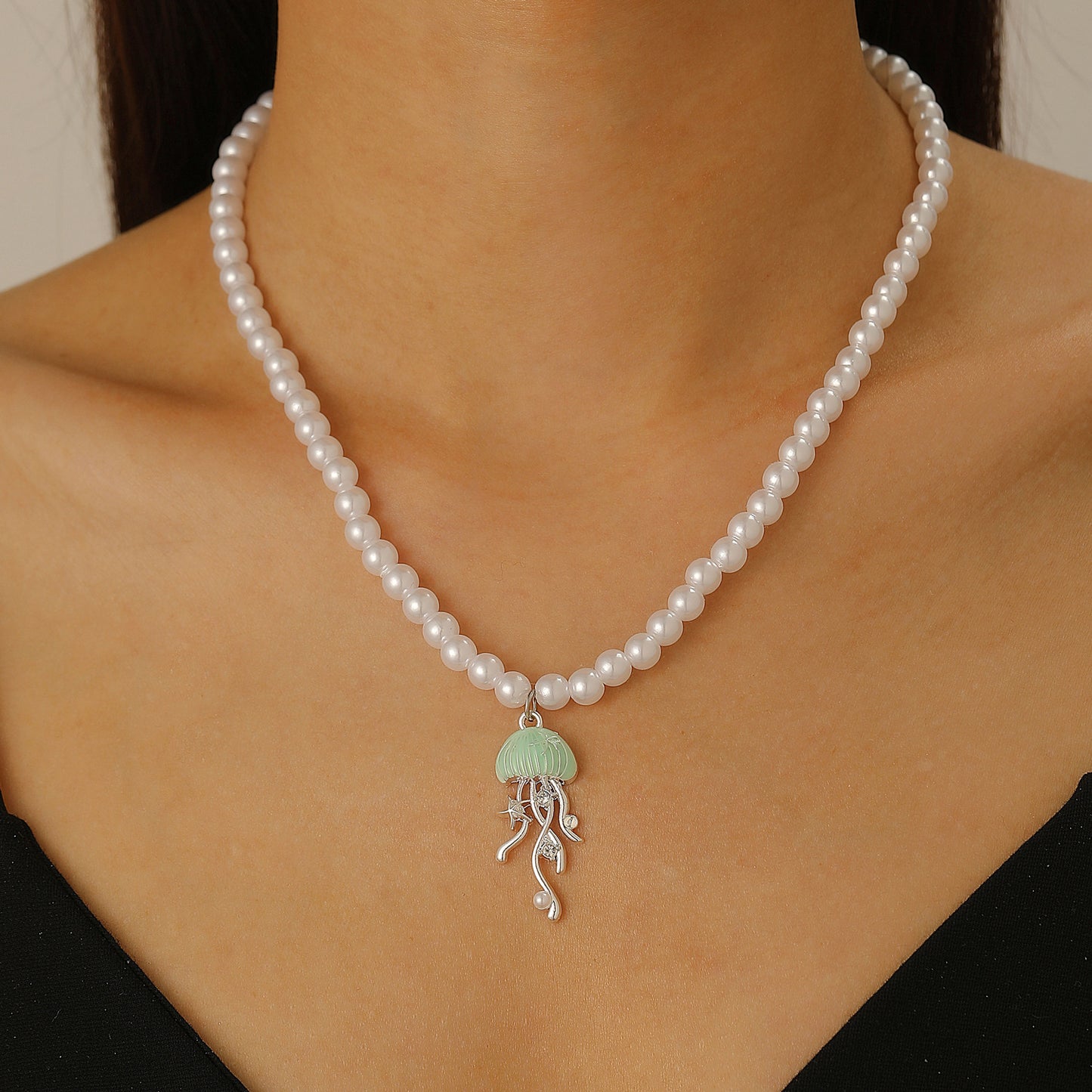 Ocean Style Cartoon Shell Female Bohemian Creative Weaving Turtle Jewelry Set