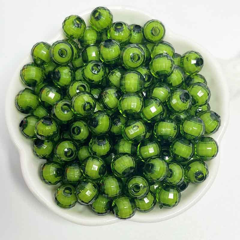 Earth Colorful Acrylic Beads Cut Material Jewelry Accessories