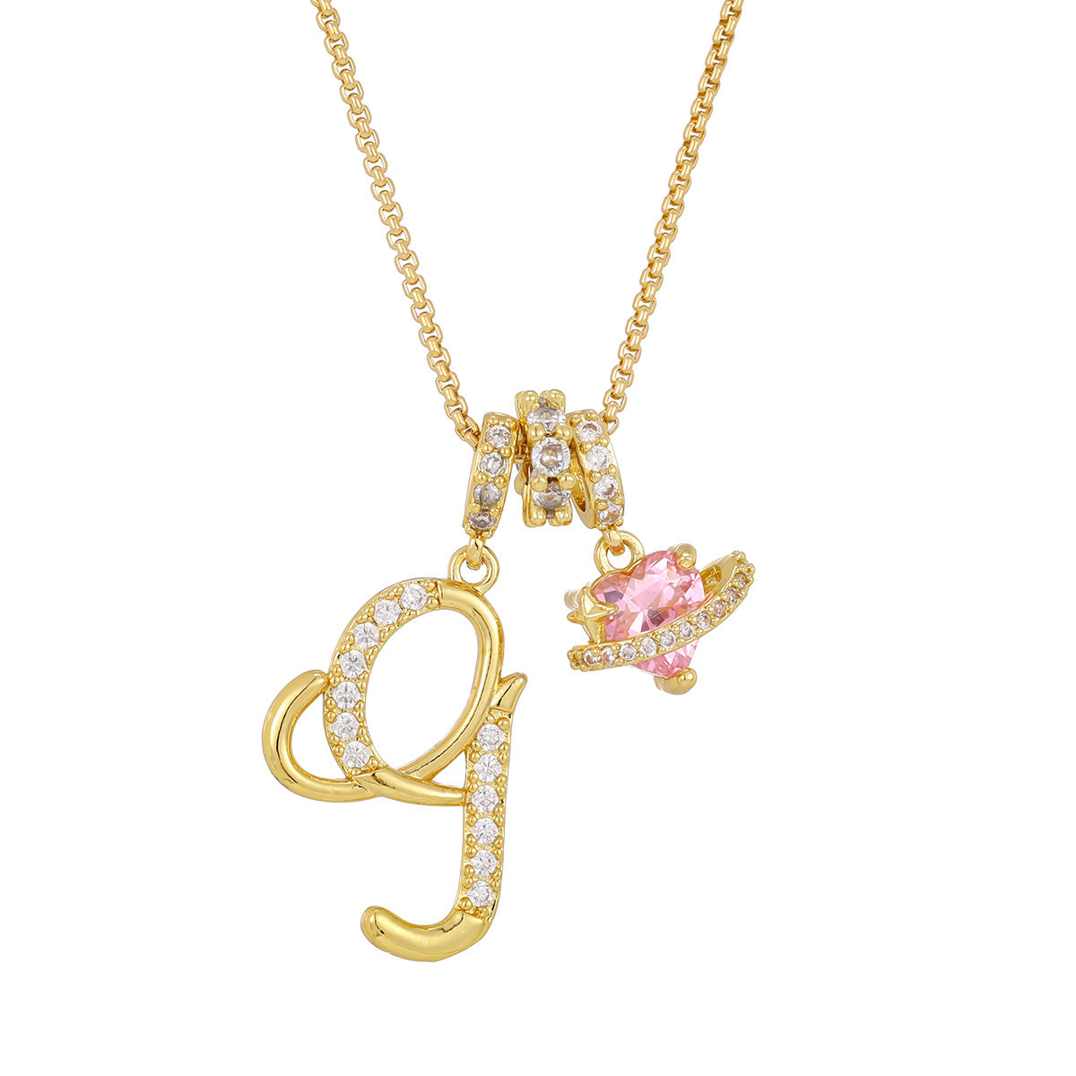 Dopamine English Letter Light Luxury Minority High Pendants