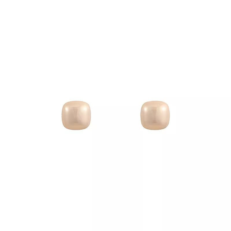 Square Sugar Pearl Light Luxury Minority Graceful Geometric Classic Rings