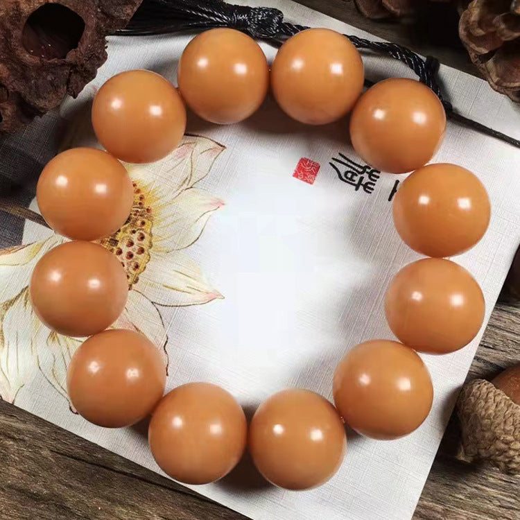 Beads Rhubarb Root Hand Bead Milk Cyan Bracelets