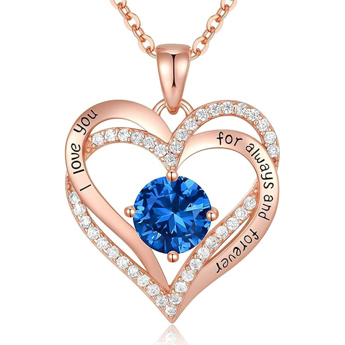 Gold Color Heart To Give Mom Necklace