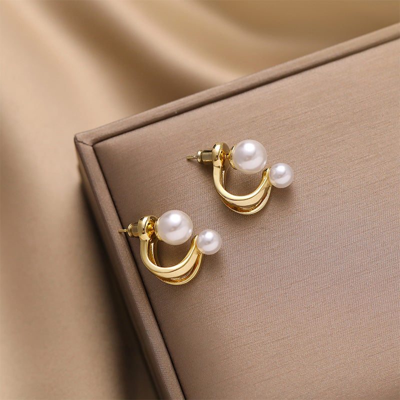 Women's One Style For Pearl High Sense Light Luxury Earrings