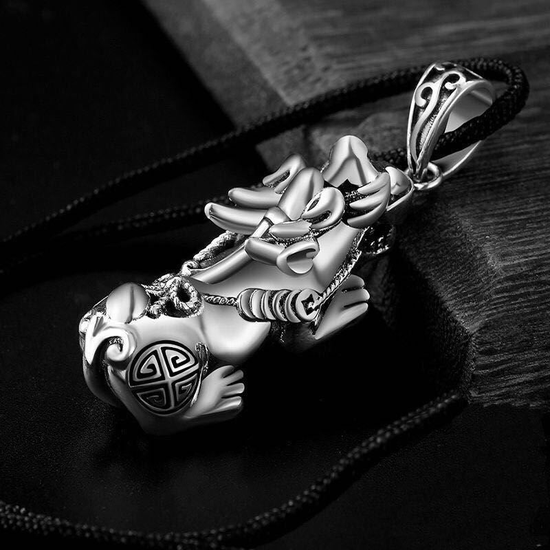 Men's National Fashion Domineering Thai Sier Retro Personalized Necklace