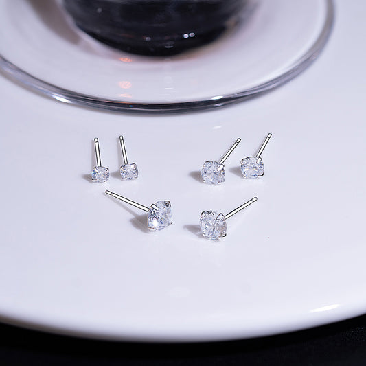 Claw Zircon Female Minority Simple Design Invisible Earrings