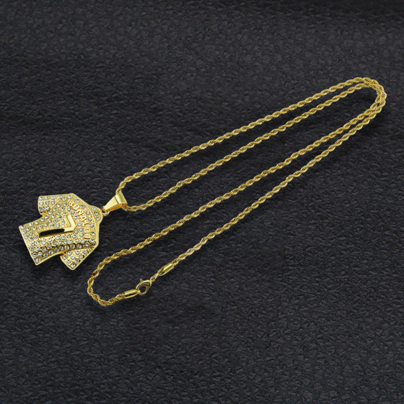 Women's & Men's Trendy Jewelry Hip Hop Cool Jersey Necklaces