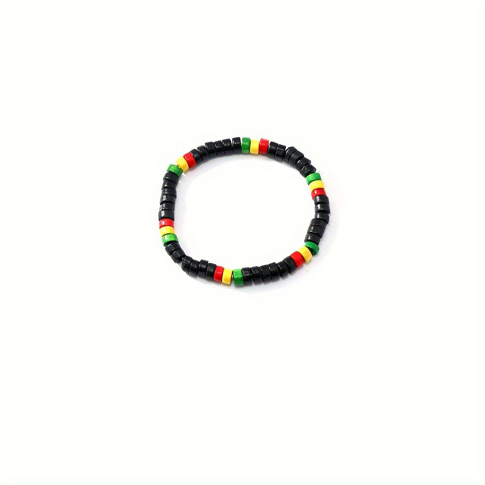 Men's Red Green Yellow Black Simple Fashion Personality Design Necklaces