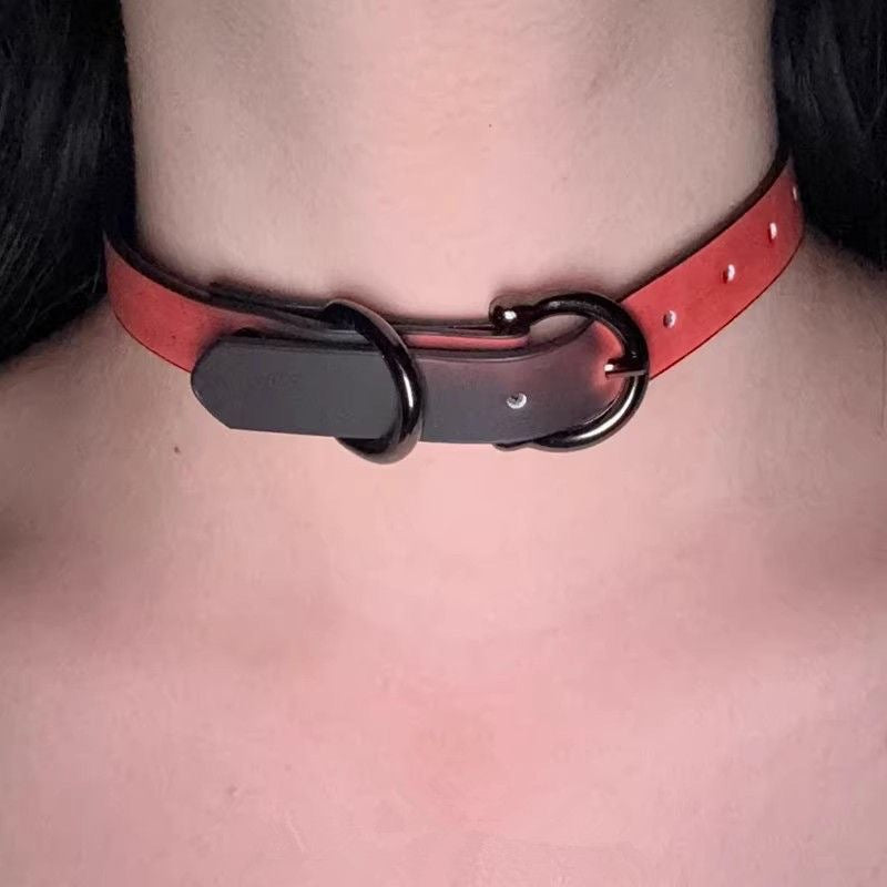 Women's Warm Color Changing Leather Hot Senior Clavicle Collar