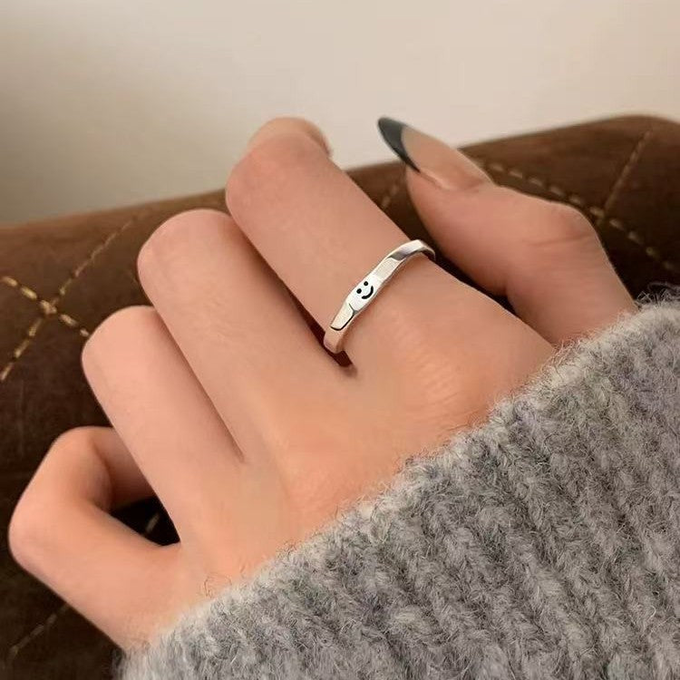 Women's Index Finger Affordable Luxury Fashion Little Niche Design Couple Open Ring