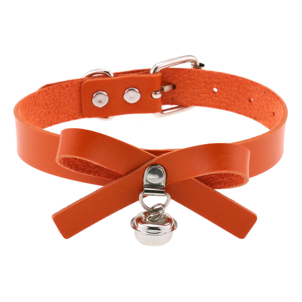 Punk Soft Graceful Bow Neckband Sexy Clang Collar