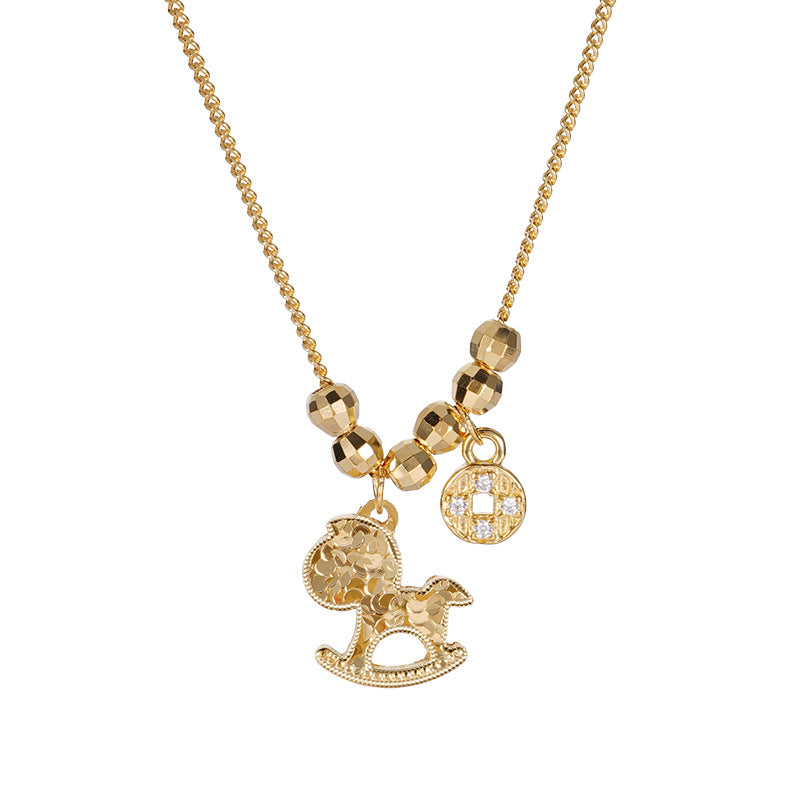 Mush Ice Trojan Female Affordable Luxury Fashion High-grade Necklaces
