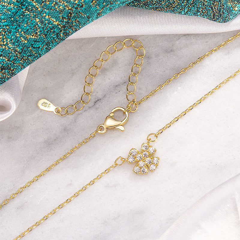 Women's Four-leaf Flower For Light Luxury Minority Design High Sense Graceful Necklaces