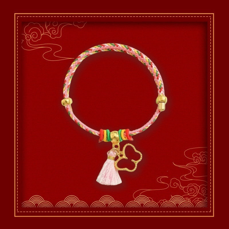 Children's Dragon Boat Festival Colorful Rope Chic Carrying Strap Batch Bracelet
