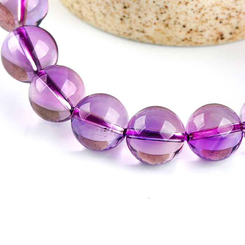 Natural Bolivia Amethyst Super Bright Sky Mirror Bracelet