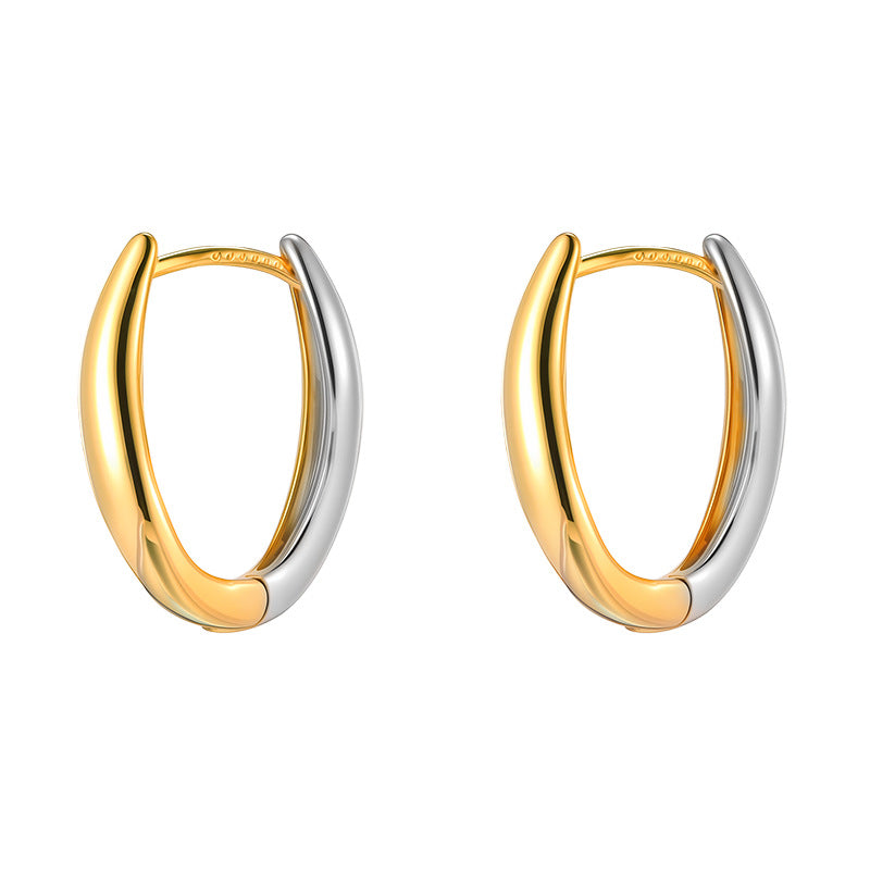 Women's Style Gold Sier Contrast Light Luxury High-grade Rings