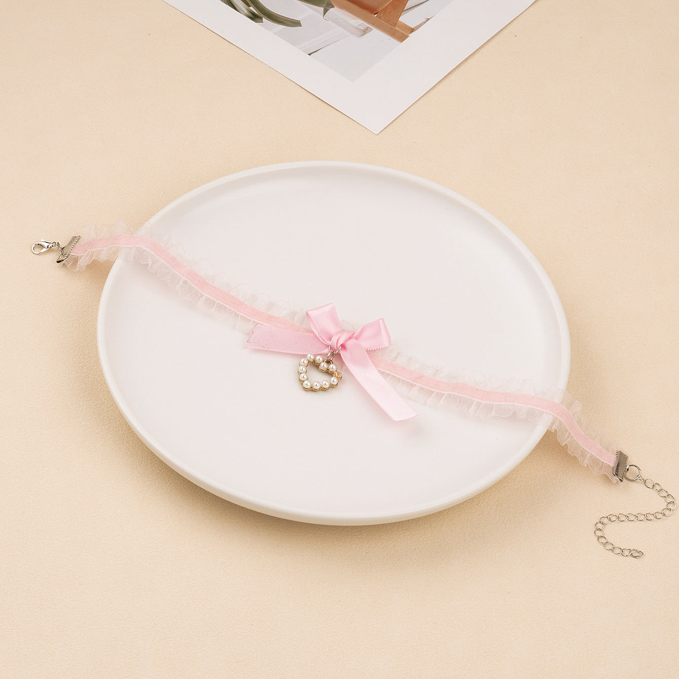 Korean Style Pure Desire Cute Bow Necklaces