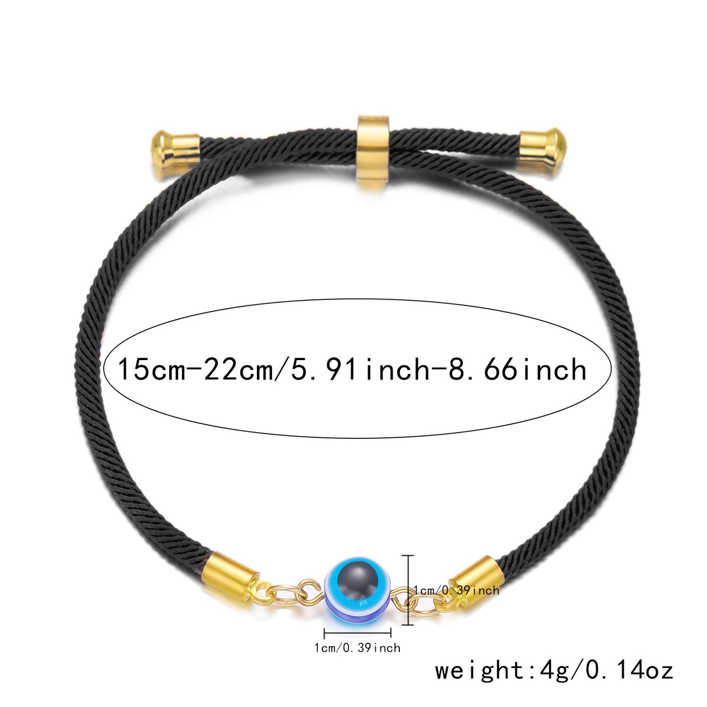 Blue Eyes Wild Devil's Eye Carrying Strap Hand-woven Bracelet