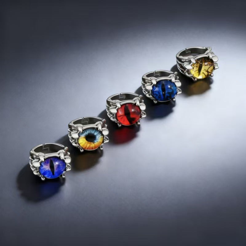 Evil Eye Demon Unisex Personality Punk Cool Fashion Ring