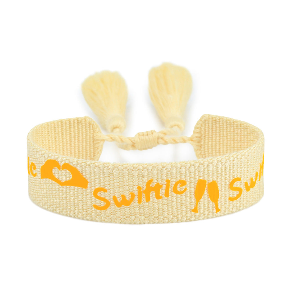 Friendship Hand Woven Rope Taylor Album Bracelets