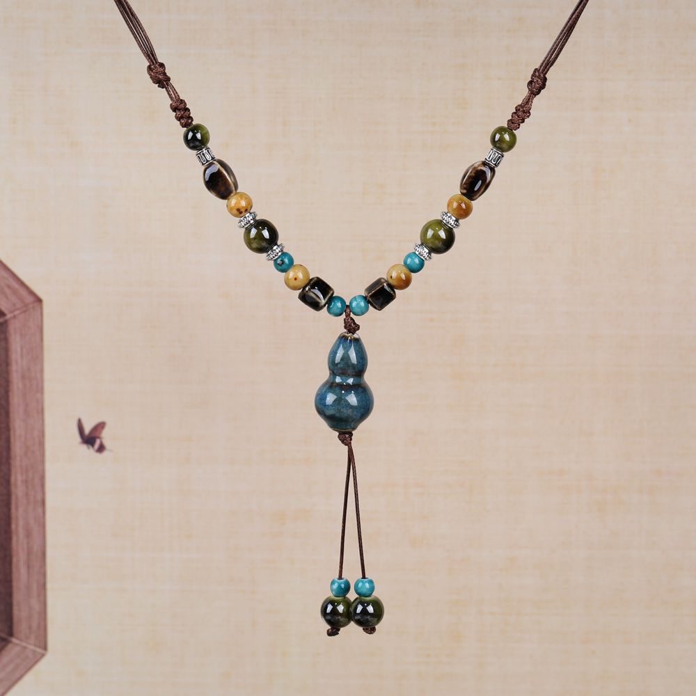 Chinese Ethnic Style Butterfly Niche Ancient Necklaces