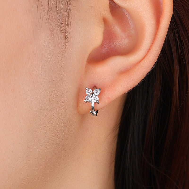 Trendy Inlaid Stone Temperament Four Sets Rings