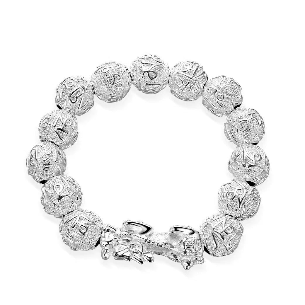 Women's & Men's Mantra Sier Retro Bracelet