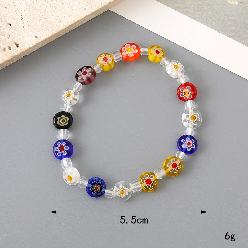 Graceful Crystal Super Moonstone Couple Girlfriends Bracelet
