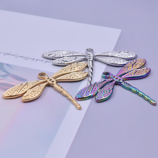 Steel Hydraulic Dragonfly Electroplating Ornament Accessories Necklaces