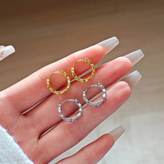 Light Luxury Niche Bag Advanced Metal Earrings