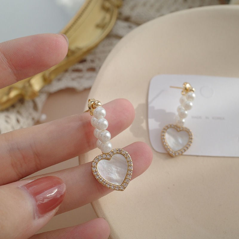 Zircon Crystal Rabbit Light Luxury Minority Design Earrings