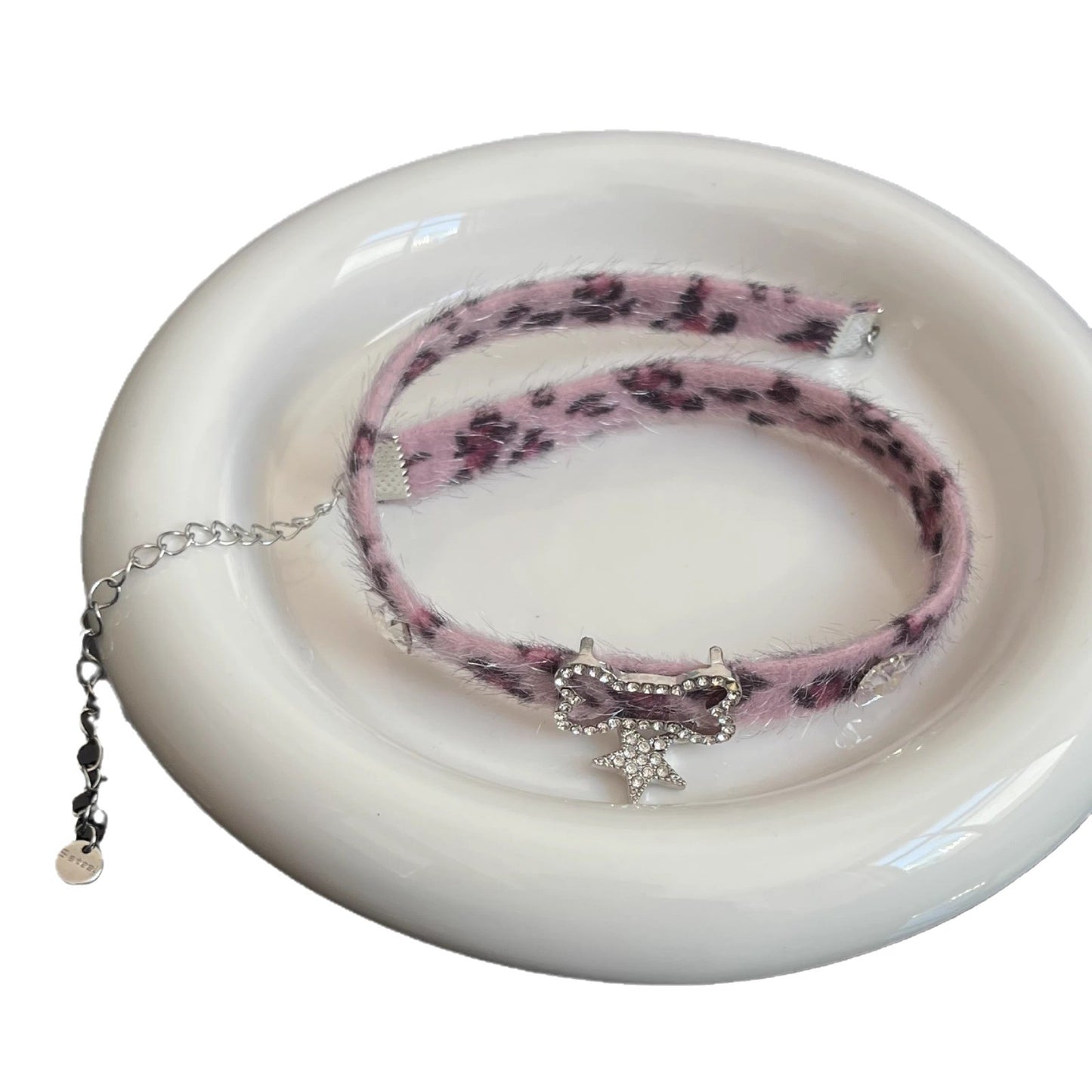 Niche Asian Culture Design Sense Punk Hot Short Horsehair Neck Rings